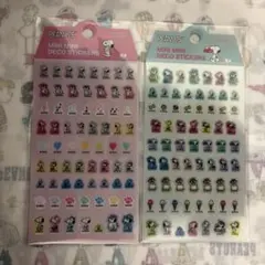 スヌーピー　PEANUTS ミニミニデコシール