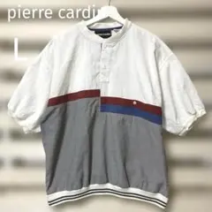 90s pierre cardin ピエールカルダン マルチカラー 半袖シャツL