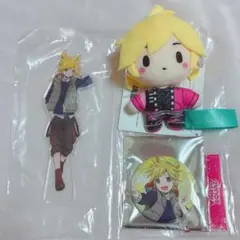 プロセカ ビビバス レン アクリルスタンド ふわぷち 缶バッジ 3点セット