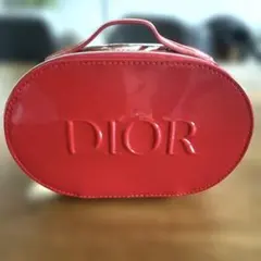 Diorビューティー　ノベルティ バニティポーチ　赤のサムネイル
