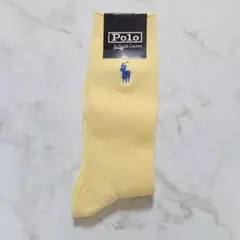 Polo by Ralph Lauren リブ編みソックス イエロー 24〜26