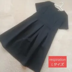 respiration　マタニティワンピース　ワコール　フォーマル　L　ネイビー