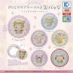 PVCクリアケースつき 缶バッジ ポチャッコ