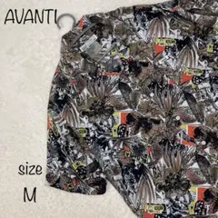 AVANTI アバンティ アロハシャツ 半袖シャツ 総柄 Mサイズのサムネイル