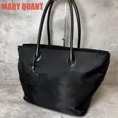 MARY QUANT マリークワント ナイロン トートバッグ 黒