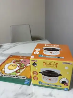 一番くじ 星のカービィ B賞 レンジでふっくらごはん炊飯器　G賞もぐもぐタオル