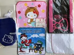 HELLO KITTY サンリオ ハンカチ、ペットホルダー、トートバッグ