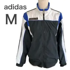 adidas アディダス M ジップアップ ジャケット デサント ブラック