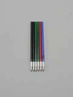 PILOT フリクション 替芯 0.38mm 6本 黒2・緑2・赤・青