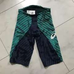 ASICS FINA認証 競泳水着 多色ストライプ - メルカリ