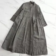 MM6 マルジェラ マキシ丈 ワンピース ネクタイ グレンチェック 36 S