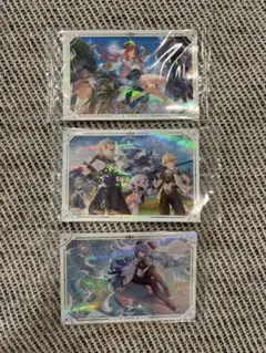 原神　ウエハース　シール　3枚セット