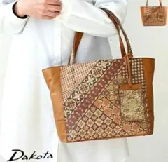 新品・未使用】至極のデザイン。Dakota ダコタ パッチワーク トート 