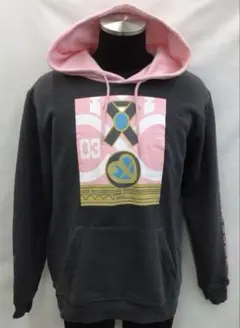 T386-60メンズ長袖パーカーグレーL冬巡音ルカ11/10