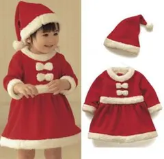 80cm クリスマス サンタ 女の子 キッズ サンタコス