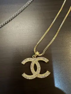美品 CHANEL ヴィンテージ ココマーク ネックレス 刻印有 シャネル89