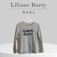 ↓1549美品 Liliane Burty ボーダー 長袖Tシャツ クルーネックのサムネイル
