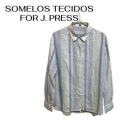 B0667SOMELOS TECIDOS 　J. PRESS長袖ストライプシャツのサムネイル
