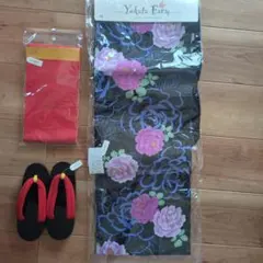 【新品未使用】浴衣・帯・下駄セット
