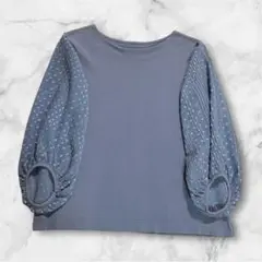 SN スタイルノート　ブルーグレー バルーンスリーブ Tシャツ　Mサイズ