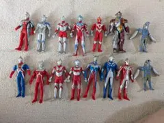 ウルトラマンフィギュア 17体セットUSED
