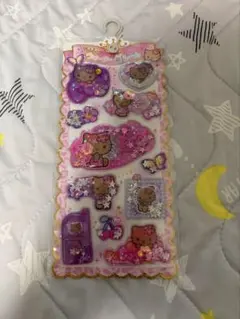 日焼けキティ キラキラウォーターinシール