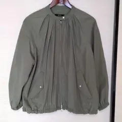 URBAN RESEACH ROSSOギャザーボリュームブルゾン　カーキのサムネイル