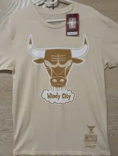 【新品タグ付】激レアデザインMitchell & Nessシカゴ・ブルズTシャツ