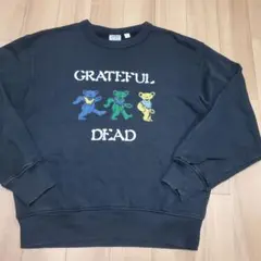 未使用 GU x Grateful Dead コラボ 裏毛スウェット トレーナー