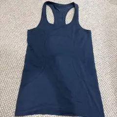 lululemon ルルレモン タンクトップ サイズ6 ブルー - メルカリ