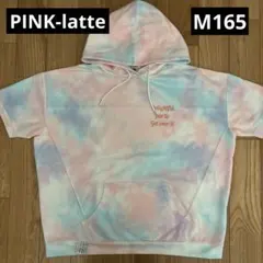 PINK-latte パステルカラー 半袖パーカー　M165