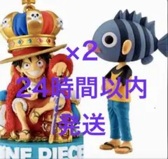 ワーコレ ONE PIECE BASE SHOP ルフィ　尾田栄一郎　4点