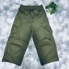 GU ジーユー（L）スーパーワイドカーゴパンツ メンズ ポケット付き