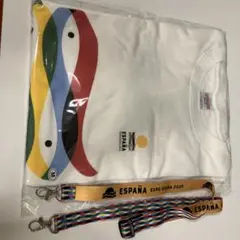 大阪・関西万博　スペインパビリオン限定Tシャツとネットストラップ