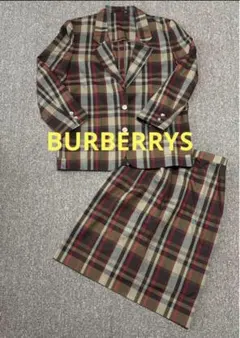 希少カラー✨バーバリーブルーレーベル メガチェック ジャケット デカボタン 緑 希少カラー✨バーバリーブルーレーベル メガチェック ジャケット