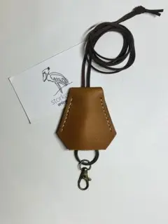 ネックレス 【本革　姫路レザー】キークロシェット キーケース　M キャメル