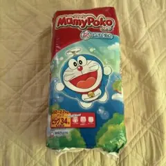 マミーポコ 紙おむつ ドラえもん 34枚 ×2のサムネイル
