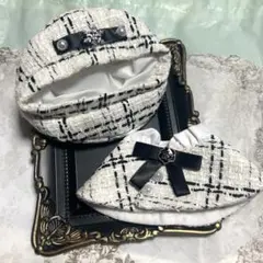 ぬい服　ホワイト　白　10cm〜15cm ケープ ベレー　あんスタ　あくねこ