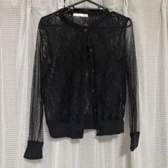 moussy ブラック レース カーディガンのサムネイル