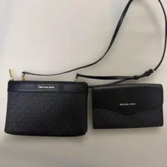 MICHAEL KORS ブラック ショルダーバッグ 2点セット