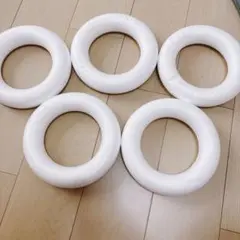 ❤️ラスト１点❤️ 発泡スチロール リース飾り 手作り 材料 土台