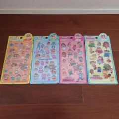 クレヨンしんちゃん ぷっクリアデコシール 4枚セット