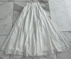 And Coutureアンドクチュールフレアスカート38 ウエストゴム