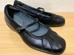 ★ASICS Pedala ペダラ 本革 コンフォートシューズ パンプス 22