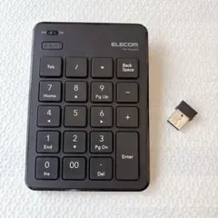 美品　ELECOM ワイヤレス テンキー