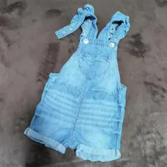 H&M デニムショートオーバーオール