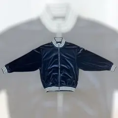 adidas アディダス　ネイビー ベルベット ジャージのサムネイル