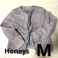 Honeys ハニーズ　アウター　ジャケット　ブラウン　コーデュロイ　ブルゾン