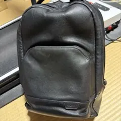 【希少】TUMI ブラック レザーバックパックのサムネイル