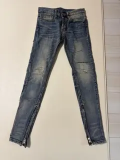 希少サイズ⭐︎mnml ミニマル　スキニーデニム サイズ28 ライトブルー